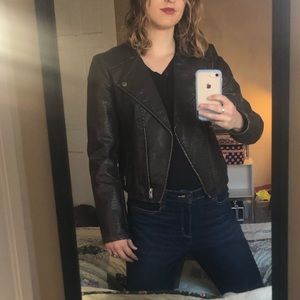 THE LIMITED | Brown Leather Jacket